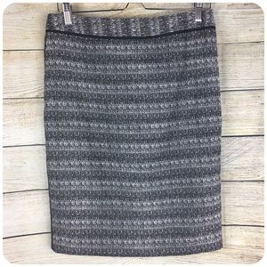 Liz Claiborne Tweed Textured Pencil Skirt S: 6